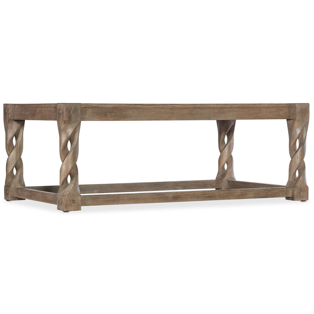 Jack O'bein Cocktail Table, Natural Medium-Furniture - Accent Tables-High Fashion Home
