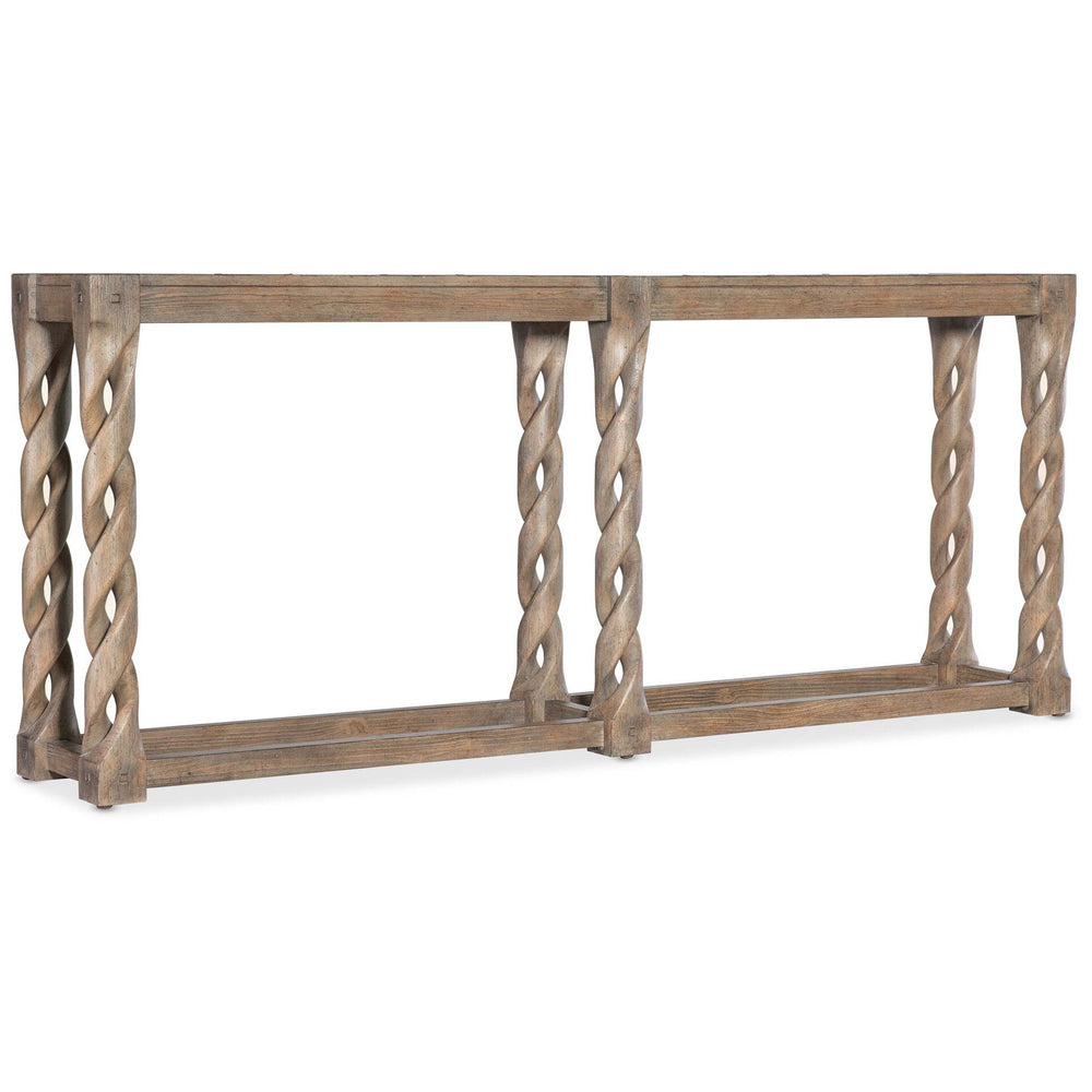 Jack O'bein Long Skinny Console, Natural Medium-Furniture - Accent Tables-High Fashion Home