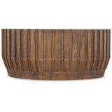 Gears Round Cocktail Table, Natural Medium-Furniture - Accent Tables-High Fashion Home