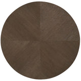 Roll With It Round End Table, Dark Oak-Furniture - Accent Tables-High Fashion Home