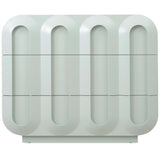 Groove 3 Drawer Chest, Seafoam