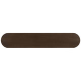 Roll With It Four-Door Credenza, Dark Oak/Champagne-Furniture - Storage-High Fashion Home