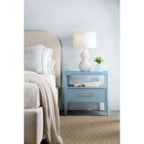 Sola One-Drawer Nightstand, Blue-Furniture - Bedroom-High Fashion Home