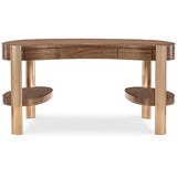Eleana Writing Desk, Light Caramel-Furniture - Office-High Fashion Home