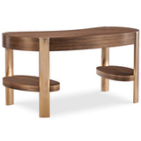 Eleana Writing Desk, Light Caramel-Furniture - Office-High Fashion Home