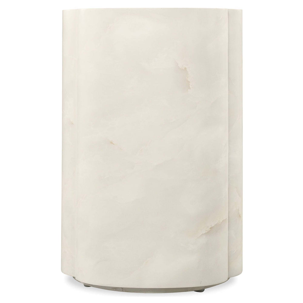 Eleana Accent Table, White Onyx-Furniture - Accent Tables-High Fashion Home