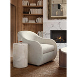 Eleana Accent Table, White Onyx-Furniture - Accent Tables-High Fashion Home