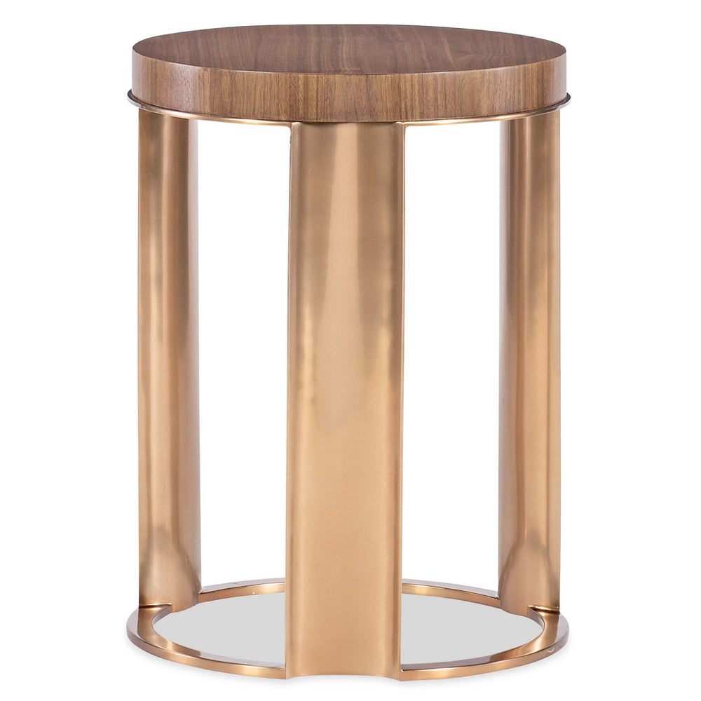 Eleana Accent Table, Light Caramel-Furniture - Accent Tables-High Fashion Home