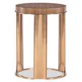 Eleana Accent Table, Light Caramel-Furniture - Accent Tables-High Fashion Home