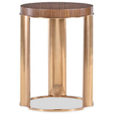Eleana Accent Table, Light Caramel-Furniture - Accent Tables-High Fashion Home