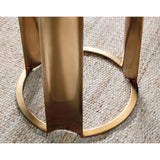 Eleana Accent Table, Light Caramel-Furniture - Accent Tables-High Fashion Home