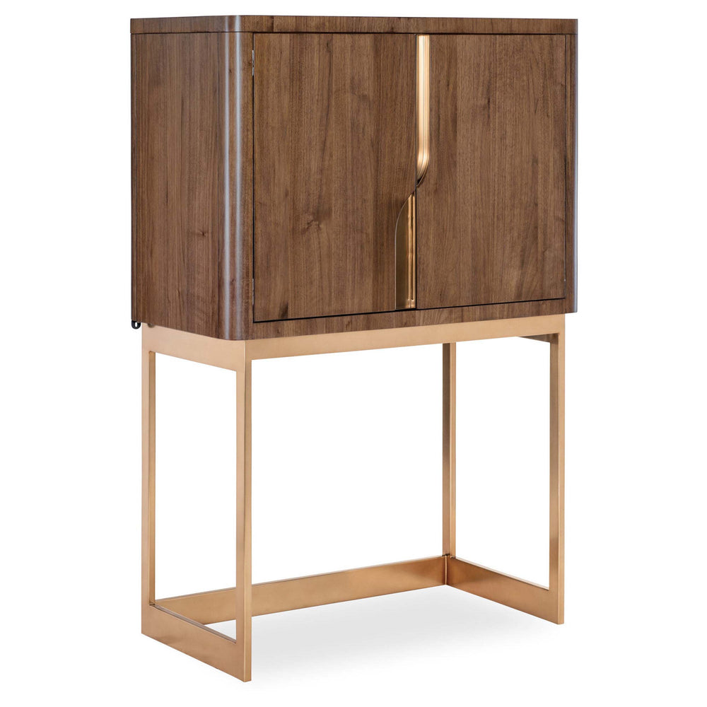 Eleana Bar on Stand, Light Caramel-Furniture - Storage-High Fashion Home