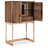 Eleana Bar on Stand, Light Caramel-Furniture - Storage-High Fashion Home