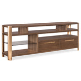 Eleana Entertainment Console, Light Caramel-Furniture - Storage-High Fashion Home