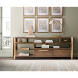 Eleana Entertainment Console, Light Caramel-Furniture - Storage-High Fashion Home