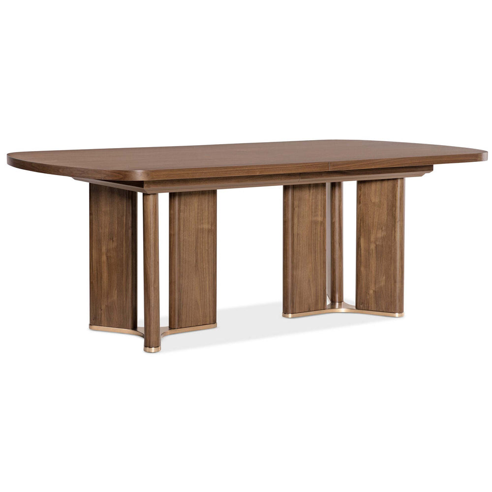 Eleana Rectangle Dining Table, Light Caramel-Furniture - Dining-High Fashion Home