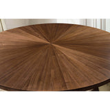 Eleana Round Dining Table, Light Caramel-Furniture - Dining-High Fashion Home