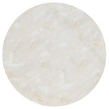 Eleana Round Dining Table, White Onyx-Furniture - Dining-High Fashion Home