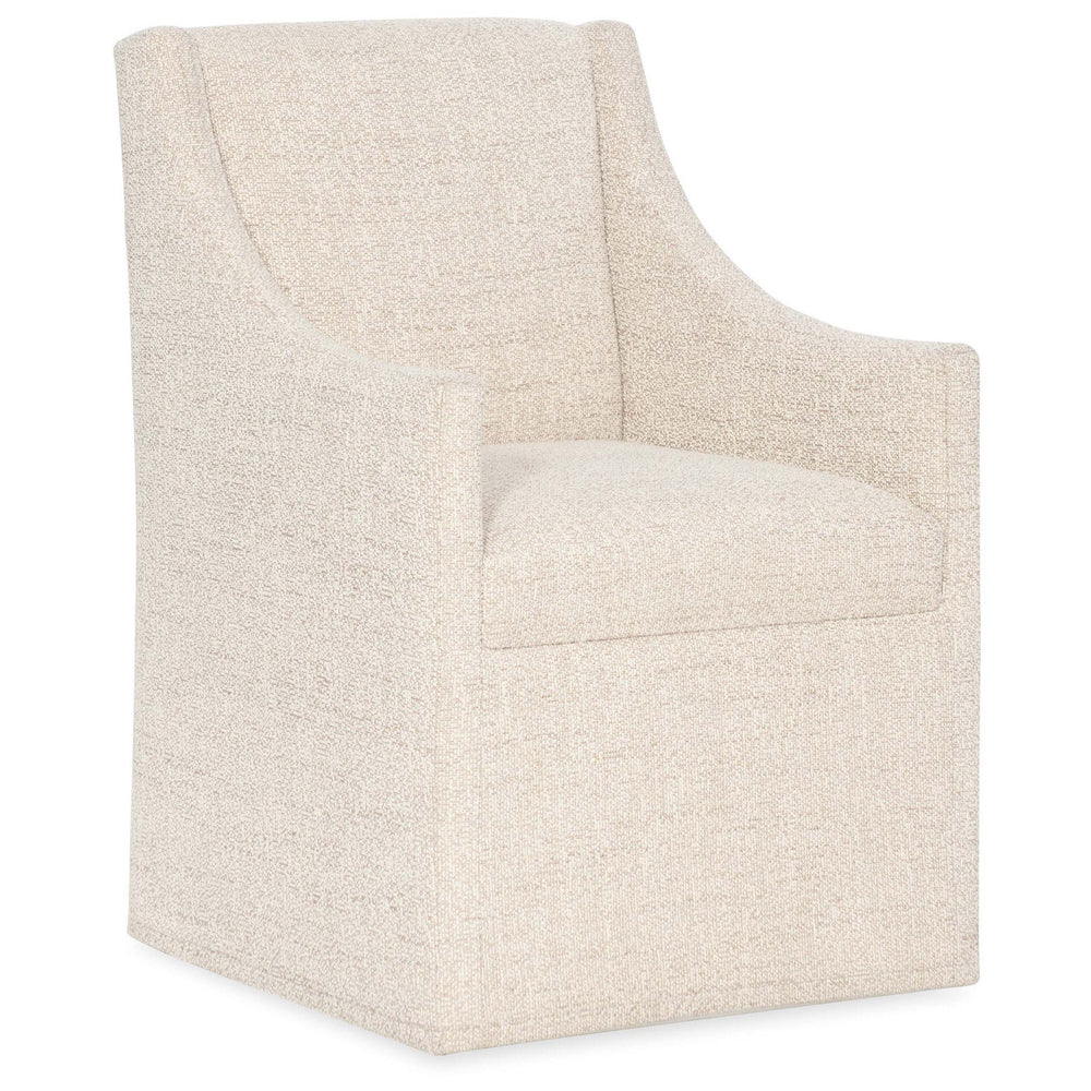 Eleana Castered Arm Chair, Classic Linen, Set of 2-Furniture - Dining-High Fashion Home