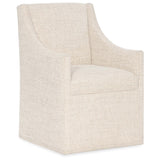 Eleana Castered Arm Chair, Classic Linen, Set of 2-Furniture - Dining-High Fashion Home