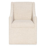 Eleana Castered Arm Chair, Classic Linen, Set of 2-Furniture - Dining-High Fashion Home