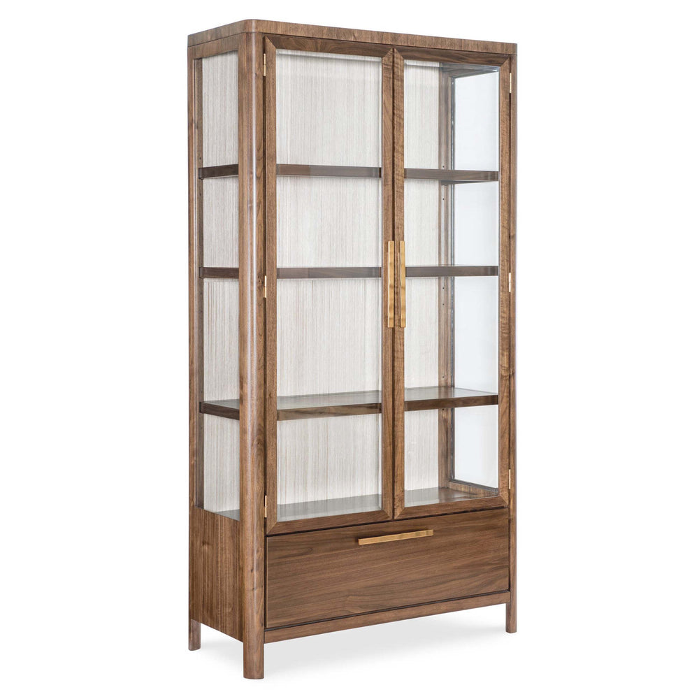 Eleana Display Cabinet, Light Caramel-Furniture - Dining-High Fashion Home