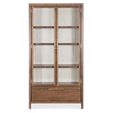 Eleana Display Cabinet, Light Caramel-Furniture - Dining-High Fashion Home