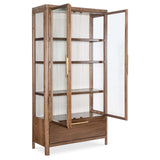 Eleana Display Cabinet, Light Caramel-Furniture - Dining-High Fashion Home