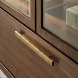 Eleana Display Cabinet, Light Caramel-Furniture - Dining-High Fashion Home
