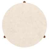 Eleana Round Cocktail Table, Light Caramel-Furniture - Accent Tables-High Fashion Home