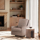 Eleana Round Arch End Table, Walnut-Furniture - Accent Tables-High Fashion Home