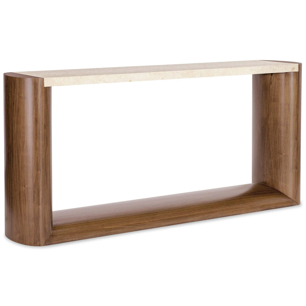 Eleana Console Table, Light Caramel-Furniture - Accent Tables-High Fashion Home