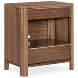 Eleana Two Drawer Nightstand, Light Caramel-Furniture - Bedroom-High Fashion Home