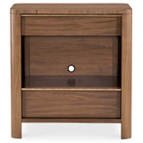 Eleana Two Drawer Nightstand, Light Caramel-Furniture - Bedroom-High Fashion Home