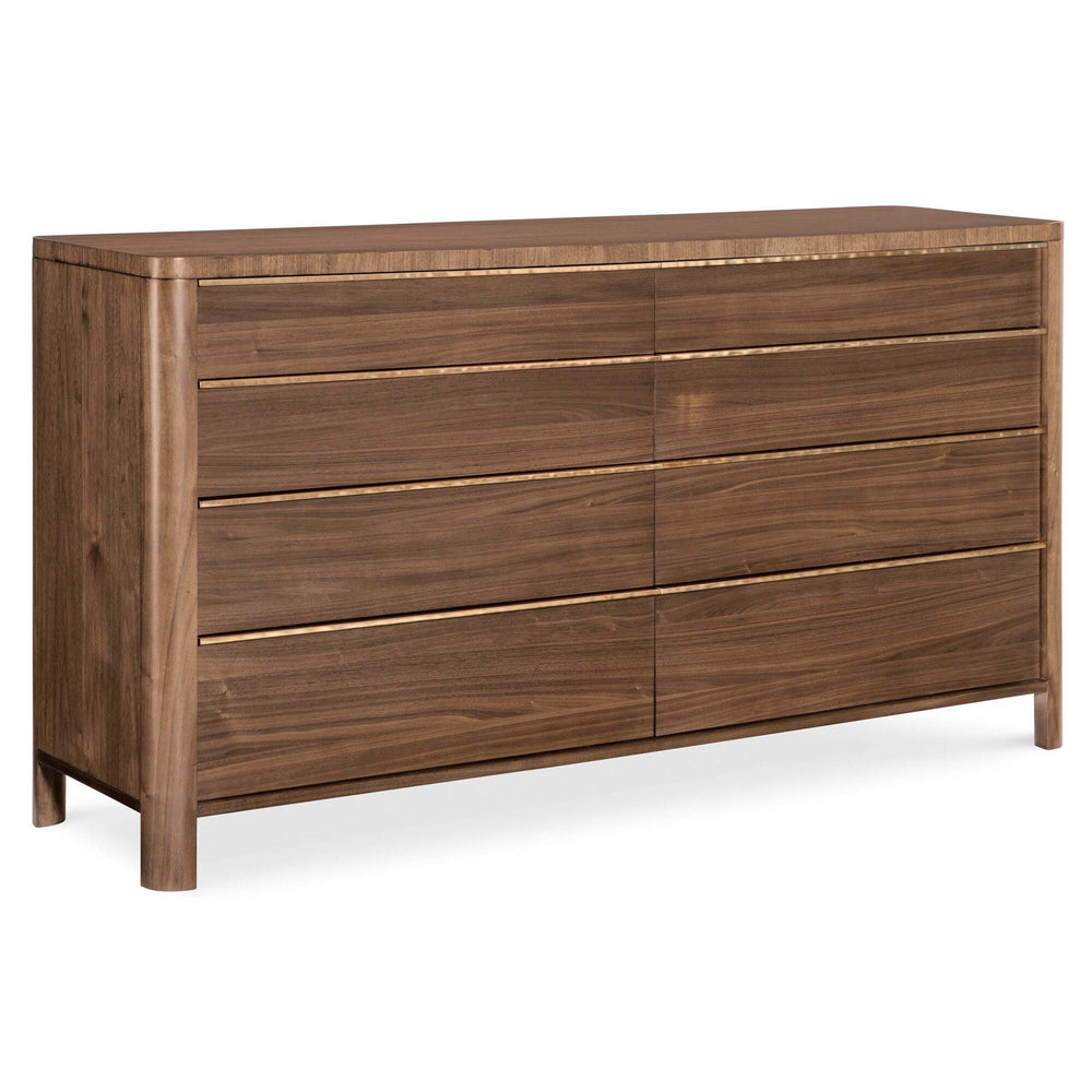 Eleana Eight Drawer Dresser, Light Caramel-Furniture - Bedroom-High Fashion Home