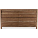Eleana Eight Drawer Dresser, Light Caramel-Furniture - Bedroom-High Fashion Home