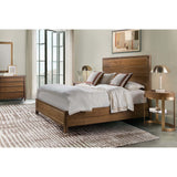 Eleana Panel Bed, Light Caramel-Furniture - Bedroom-High Fashion Home