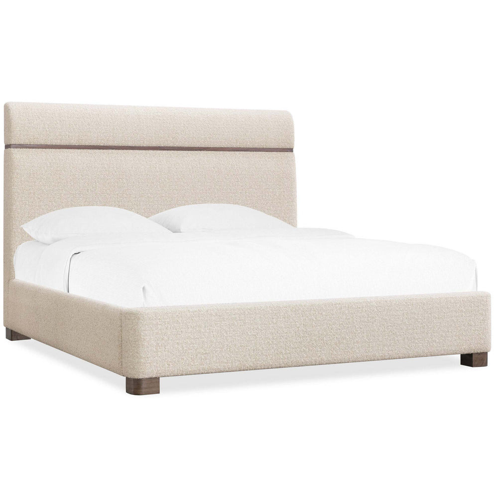 Eleana Upholstered Panel Bed, Hanalei Oat-Furniture - Bedroom-High Fashion Home