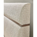 Eleana Upholstered Panel Bed, Hanalei Oat-Furniture - Bedroom-High Fashion Home