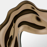 Ripple Mirror, Silvered Bronze