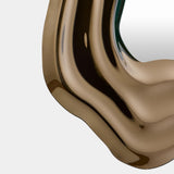 Ripple Mirror, Silvered Bronze