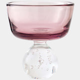 Bella Footed Bowl, Amethyst