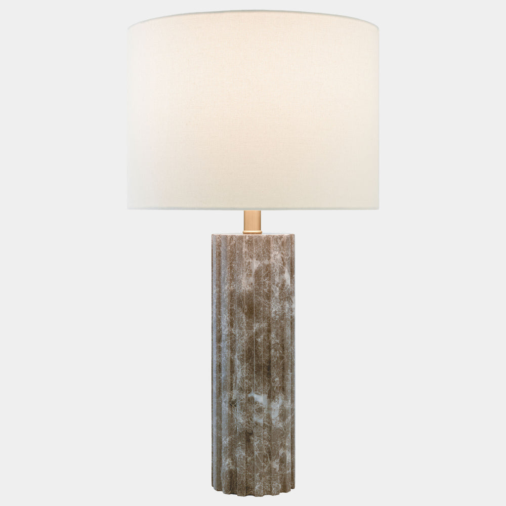 Grooved Lamp, Gray