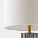 Grooved Lamp, Gray