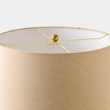 Hayden Etched Lamp, Chocolate