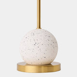 Swerve Floor Lamp, Brass
