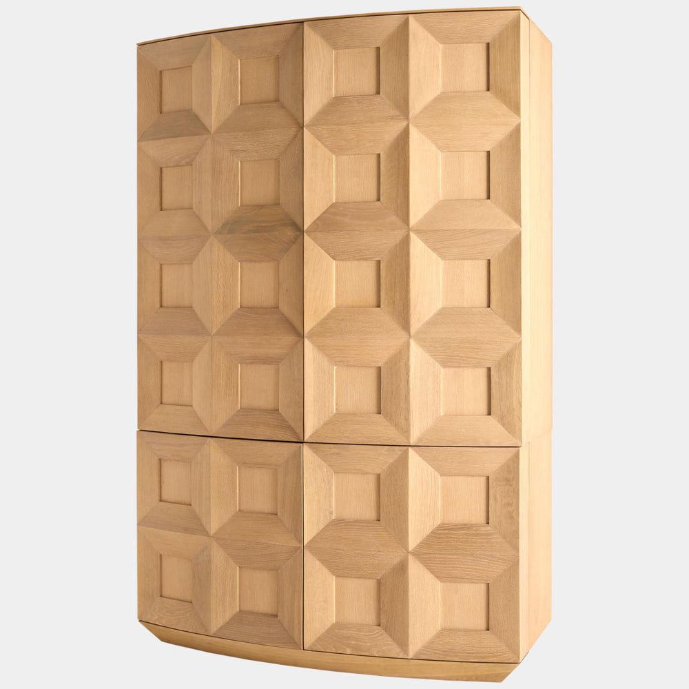 Stilo Tall Cabinet, Natural