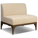 Ellington Dining Chair And A Half, Irving Flax by Four Hands — PRM_1