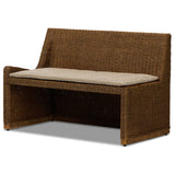 Senna Laf Woven Dining Bench 49", Rodin Sand by Amber Lewis x Four Hands — PRM_1