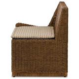 Senna Laf Woven Dining Bench 49", Rodin Sand by Amber Lewis x Four Hands — SID_1